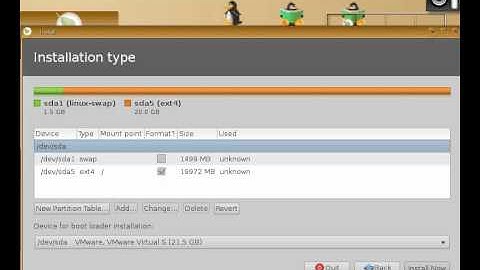 Linux Bodhi 2.1 Installation Steps on VMWare Fusion 5 with Issue-Free Disk Setup + Quick & Mute