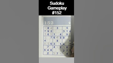 Sudoku Game 2024 | Math Tutor Edu | Easy Level | Sudoku 152