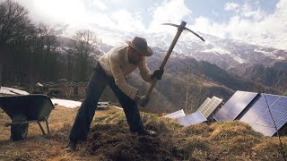 #107 Arched Door Frame, Copper Shower, Planting Potatoes