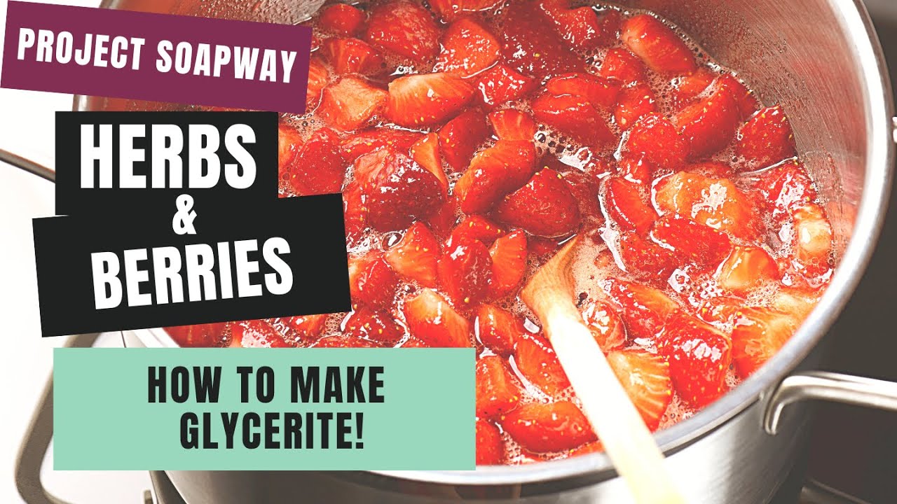 Strawberry Glycerite Lotion Recipe! 