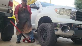 2nd Gen Tundra Custom Rock Sliders Install