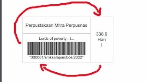 Merubah Posisi Label dan Barcode Buku Pada Aplikasi inlislite