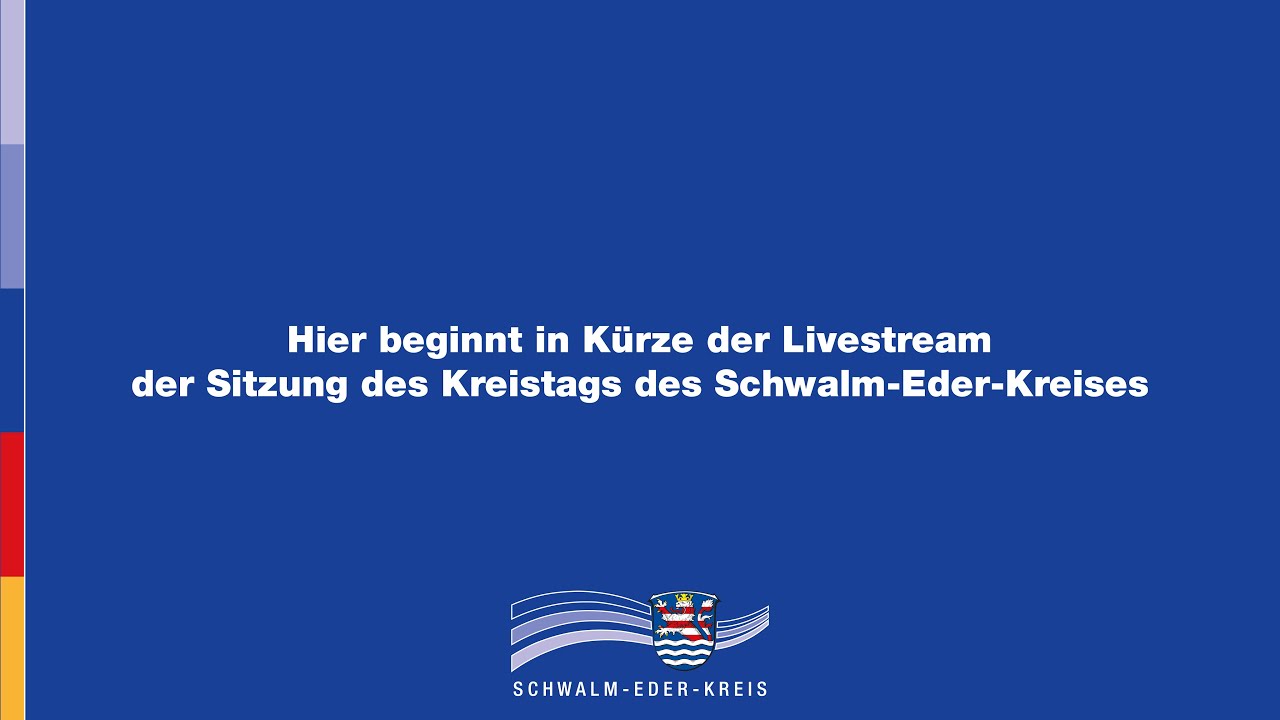 Livestream der Sitzung des Kreistags des Schwalm-Eder-Kreises am 8. Dezember 2025