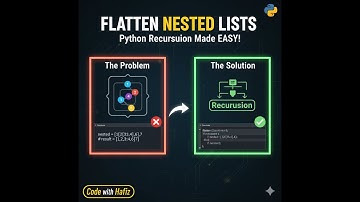 Python Recursion Explained: How to Flatten a Deeply Nested List 🤯