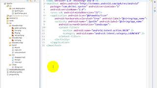 lesson08 02 Reviewing the AndroidManifest xml file