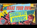Avoid Disaster! Make Your Own Comic Book Signature Window! Signature Series Hack That Will Save You!