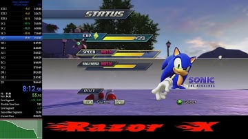 Sonic Unleashed All Day Stages Single Segment Speedrun 33:55.10