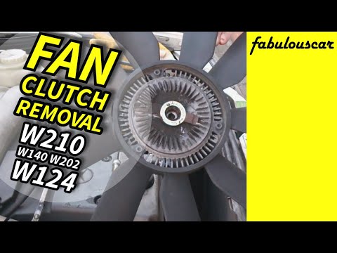 Fan clutch removal | Mercedes-Benz W124 W202 W140 W210