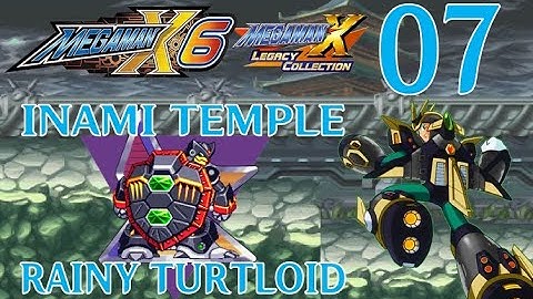 Mega Man X6 - Maverick 07: Rainy Turtloid; Inami Temple (Legacy Collection) [No Damage - X]