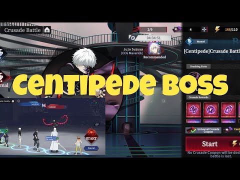 Tokyo Ghoul Break the chains - How to win Centipede Crusade Battle - No need Wind Team!