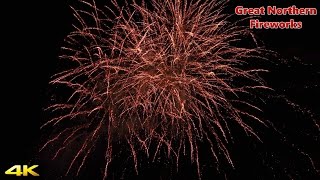 Professional Firework Display - Great Northern Fireworks - 4K Footage -