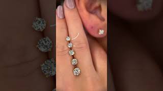 Celebrity Diamond Studs by Size 0.5ct to 2ct Profile