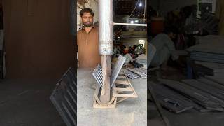 Gobal Rambi Cutting Corn Planter's Wing Bending With Hydraulic Press Machine #agriculturalmachinery