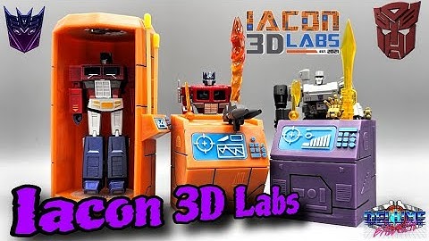 Iacon 3D Labs 3D Printed Transformers Ark and Nemesis Diorama Stations.