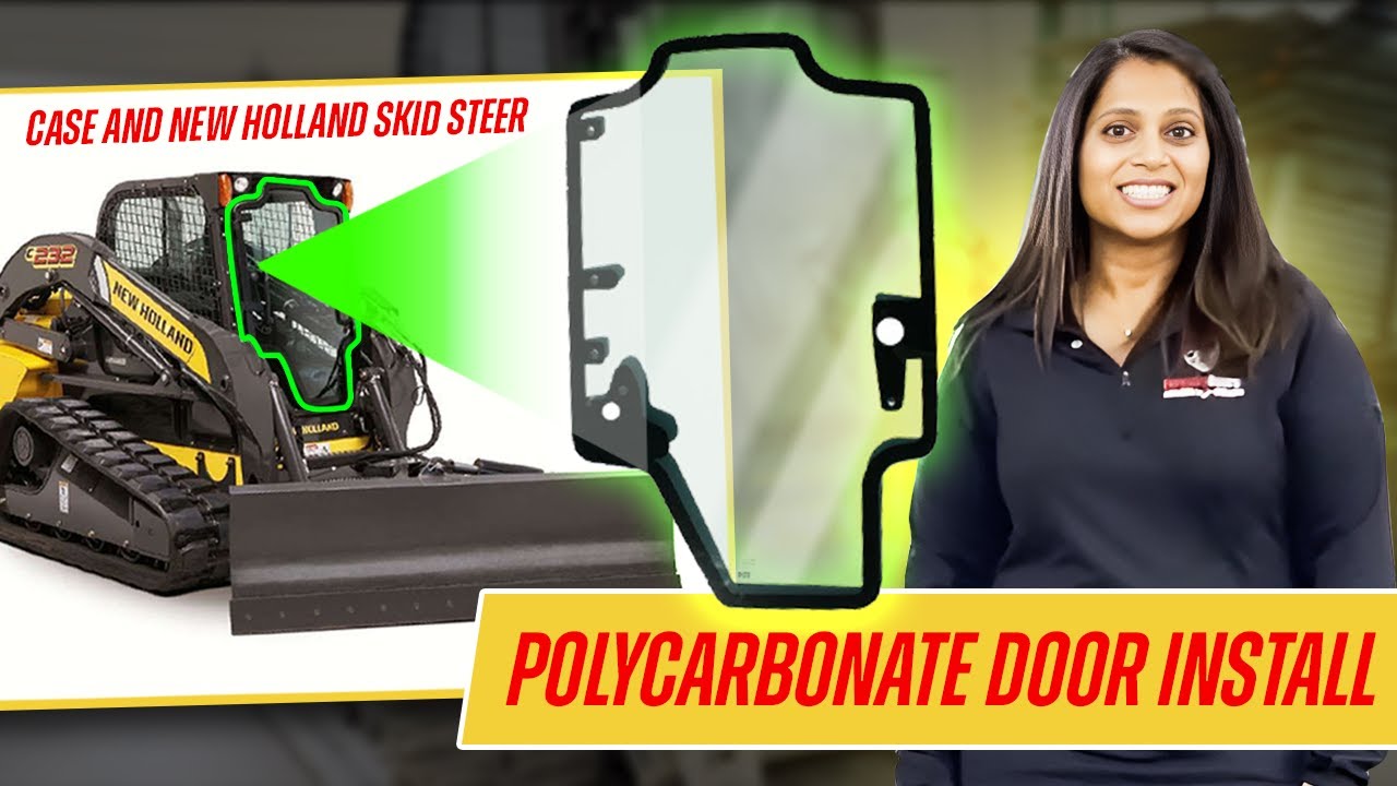 New Holland L & C Series Skid Steer Door Windshield – Forestry Doors