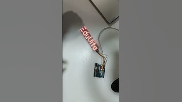 Dot Matrix Display #shorts | STEM & Robotics Projects | EduVitae Services #road #robotics