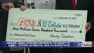 BGSU, UToledo receive $1.7M grant to expand Ohio mental health workforce