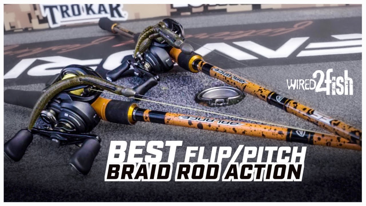 The Best Flipping and Pitching Rod Action for Braided Lines 