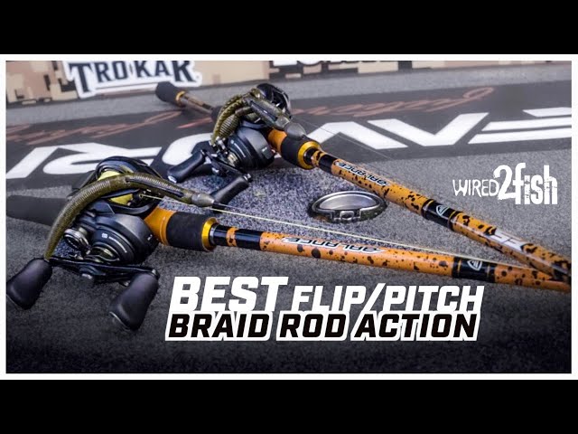 The Best Flipping and Pitching Rod Action for Braided Lines 
