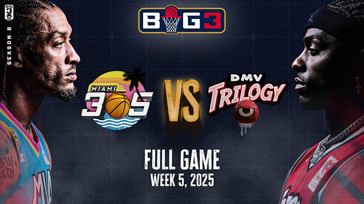 MICHAEL BEASLEY AND EARL CLARK IN A MUST SEE BATTLE | Week 5 Full Game | DMV Trilogy vs. Miami 305