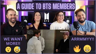 First time watching “A Guide to BTS Members: The Bangtan 7” -  This one got us 🥲🤯👏🏼 | Couples React