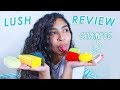 I tried solid beauty products 🥑 LUSH review