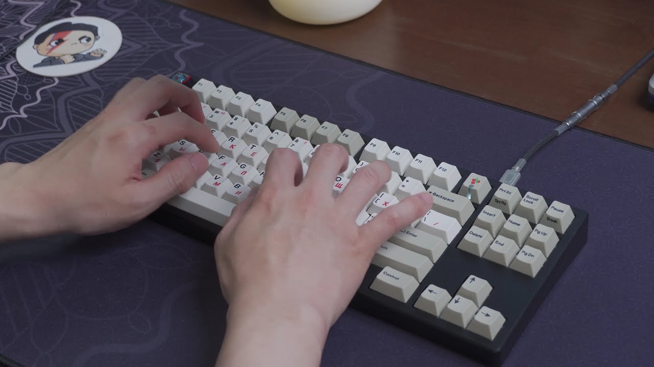 KFE CE with lubed Snow White Linears Typing Sounds