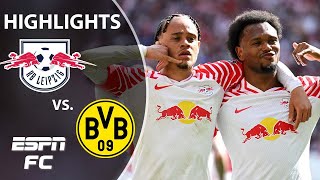 RB Leipzig vs. Borussia Dortmund | Bundesliga Highlights | ESPN FC image