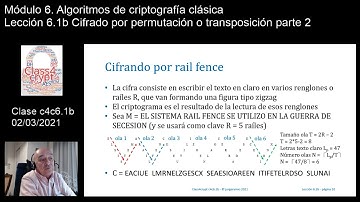 Class4crypt c4c6.1b Cifrado por permutación o transposición parte 2