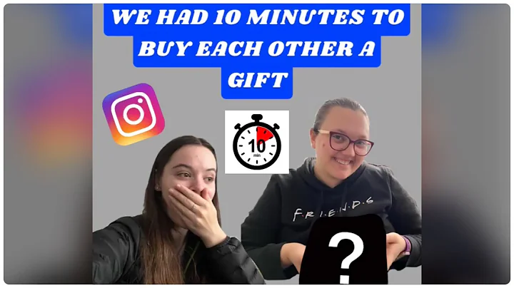 WE HAD 10 MINUTES TO FIND A GIFT FOR EACH OTHER *b...