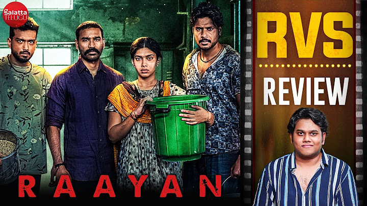 Raayan Movie Review By Ram Venkat Srikar | Dhanush | SJ Suryah