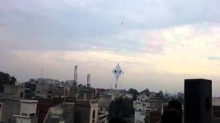 On Basant Panchmi every year kite lovers make a war zone in the sky...