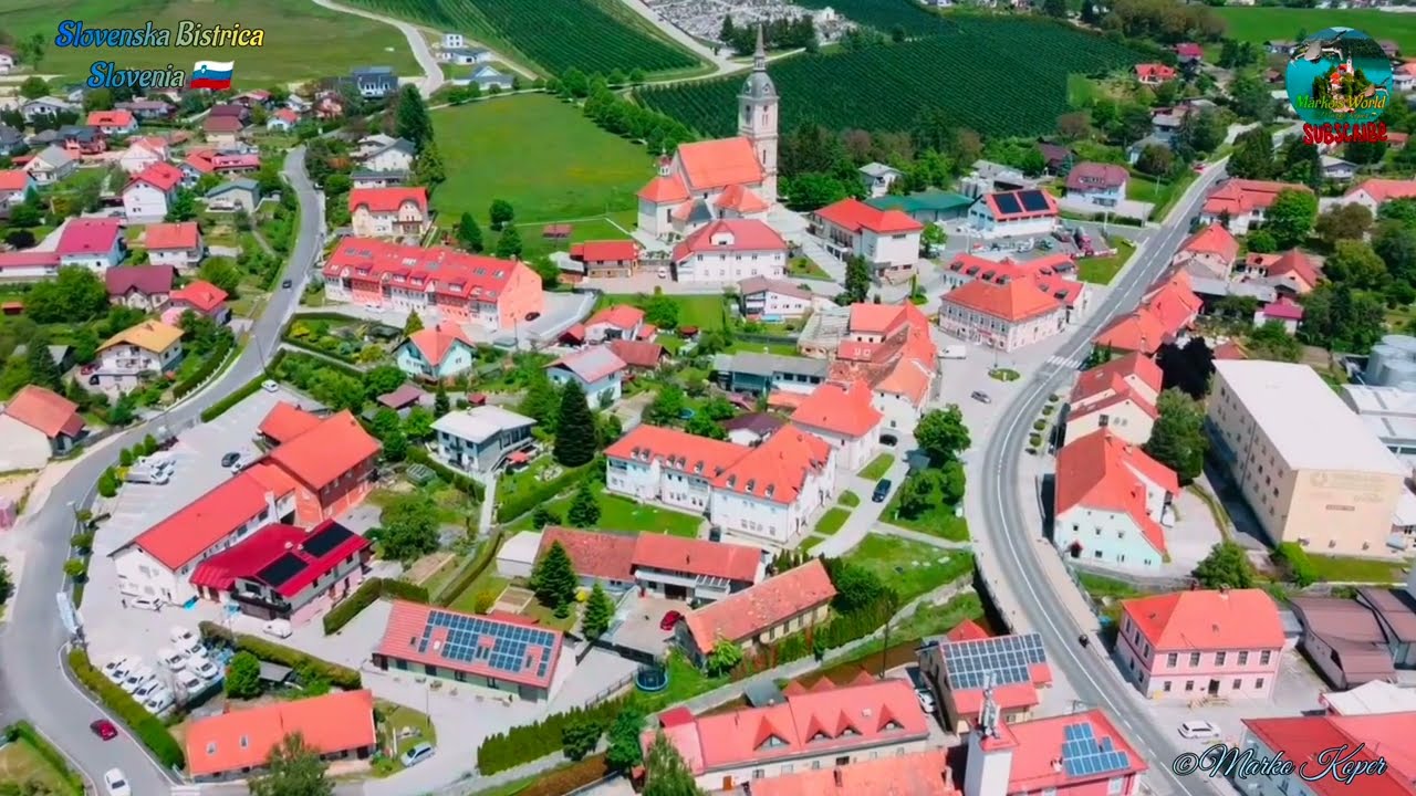 Flying over the Slovenska Bistrica - Slovenia 🇸🇮 Dji Mavic Mini 2 4K #slovenia #mavicmini2