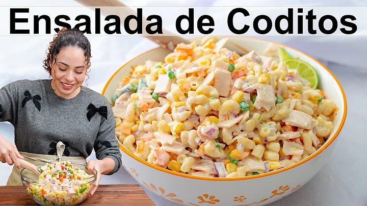 Classic Ensalada de Coditos: Mexican Pasta Salad with a Protein Boost!