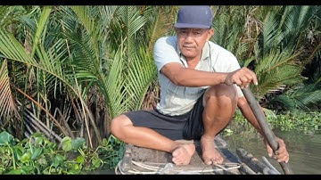 Không ngờ bữa nay nước kém mà lại trúng đậm .Cắm câu cá Ngát