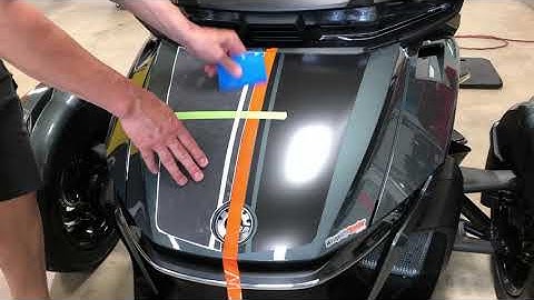 2020 BRP Spyder RT Daytona Racing stripe installation tutorial