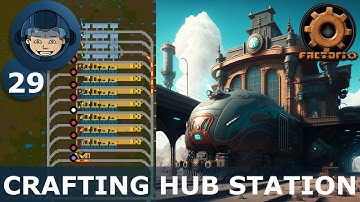 MEGA CRAFTING HUB STATION -  Step 29: Factorio Megabase (Step-By-Step)