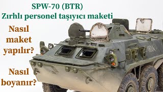 SPW-70 (BTR) Zırhlı Personel Taşıyıcı maketi (1/35 - Trumpeter)