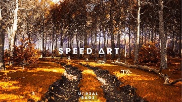 Unreal Engine 5 | Speed Level Design | Autumn Fall Forest Path Landscape | Part 1