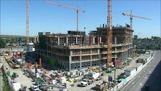 Time-Lapse of construction on Calgary's new Cancer Centre.
