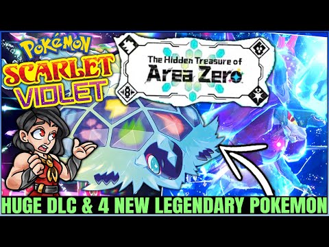 SCARLET VIOLET DLC CONFIRMED - 7 New Pokemon & Two New Paradox Legendary Tera Raids & Two New Areas!
