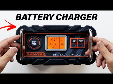 BLACK+DECKER BC25EWB 25 Amp High Frequency Battery Charger with