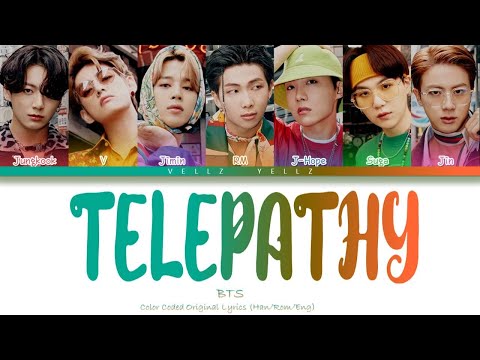 BTS - 'Telepathy' (방탄소년단 잠시 가사) Color Coded Lyrics (Han/Rom/Eng)
