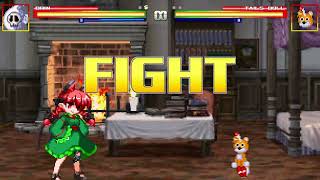 MUGEN rin kaenbyou(vore/丸呑み) vs tails doll  request #5