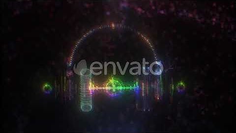 Futuristic Headphones Background | Motion Graphics - Envato elements