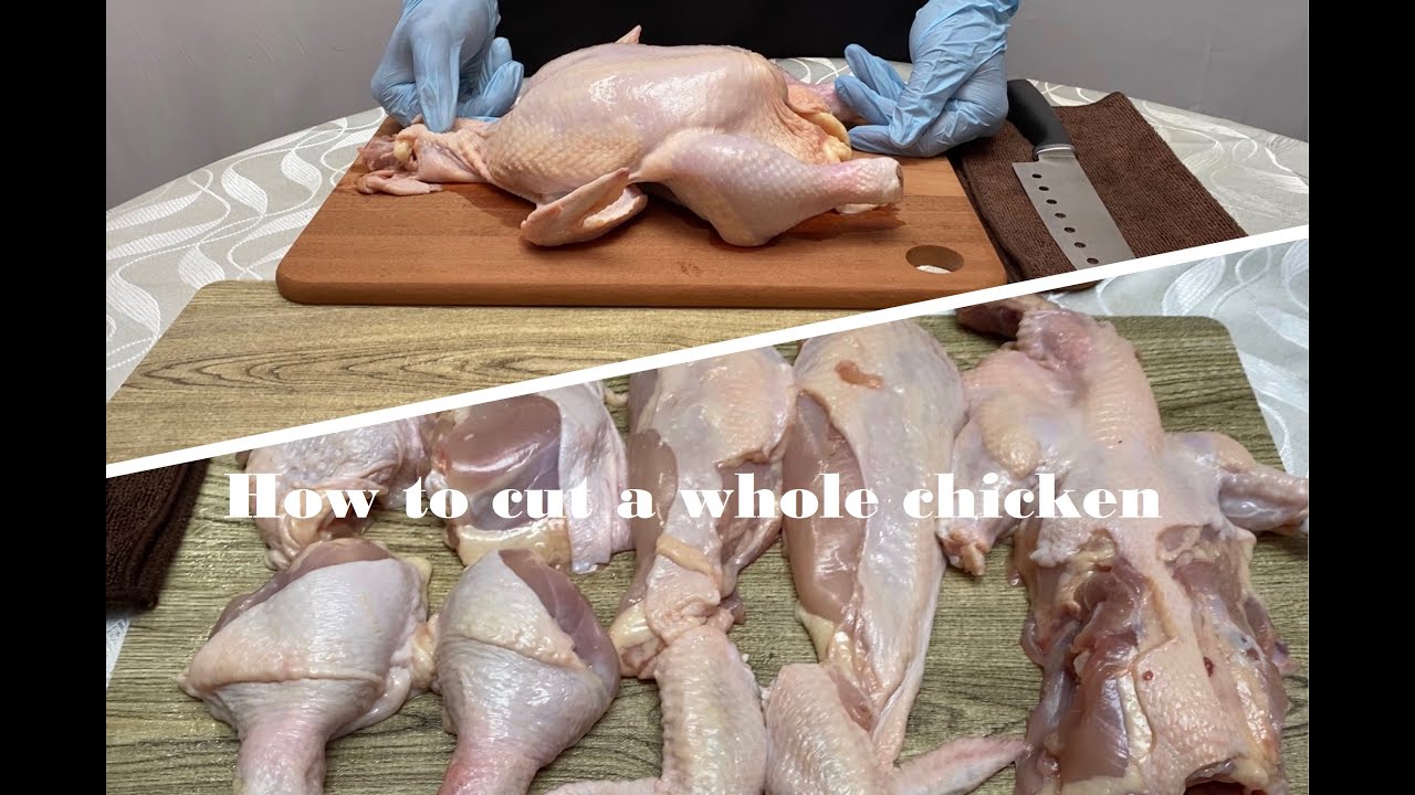 How to cut up a whole chicken YouTube