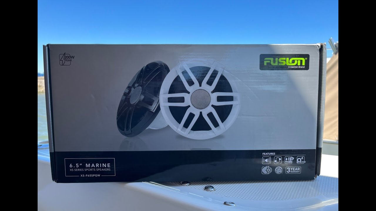 Sea Ray 410 Fusion Marine Speaker Upgrade YouTube