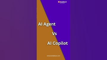 AI Agent vs AI Copilot — What’s the Difference #bolddesk #helpdesk #aiagents