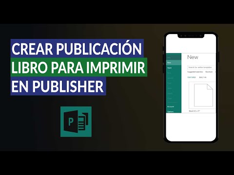 Cómo Crear una Publicación para Imprimir en Formato Libro en Microsoft Publisher