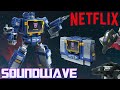 Neflix Earthrise Voyager SOUNDWAVE w/ Laserbeak and Ravage